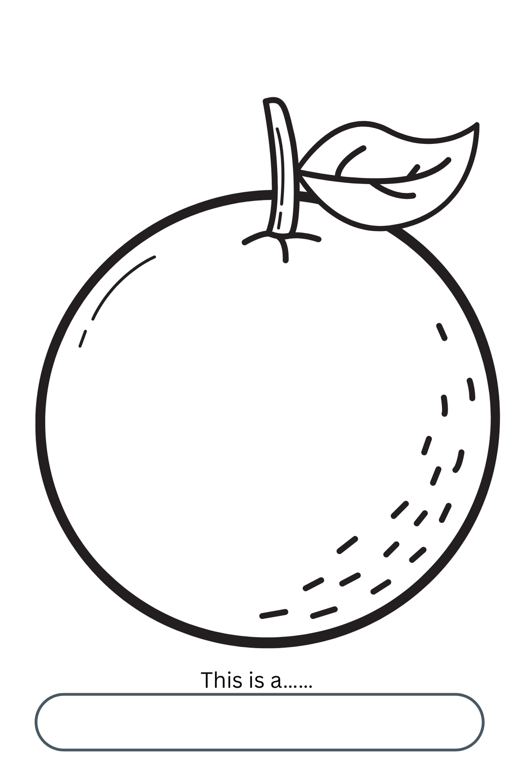 My First Coloring Book: Fruit