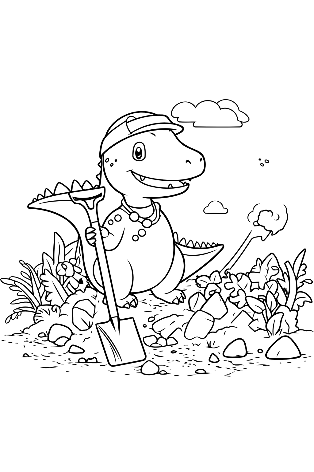 My First Coloring Book: Dinos