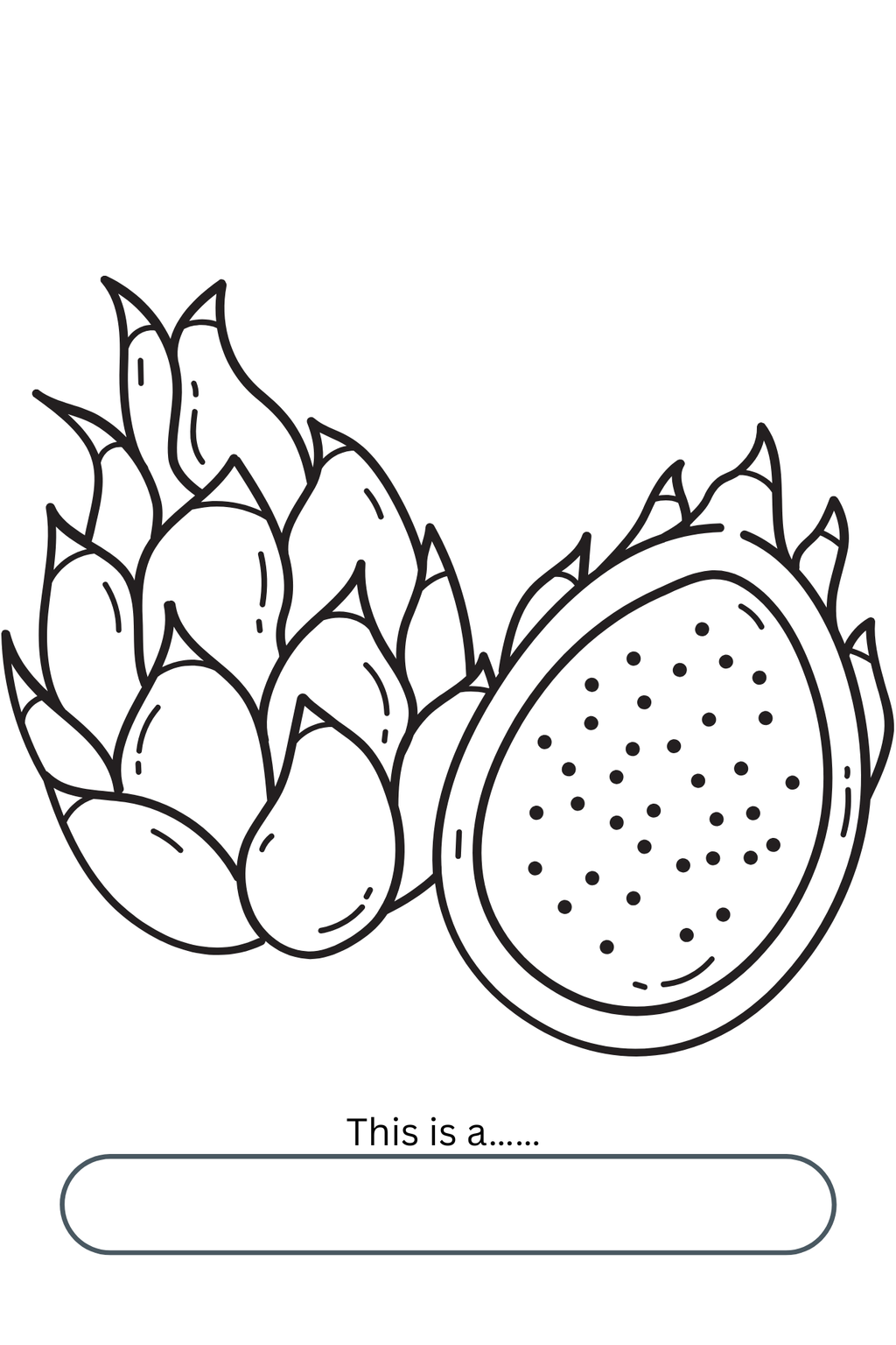 My First Coloring Book: Fruit