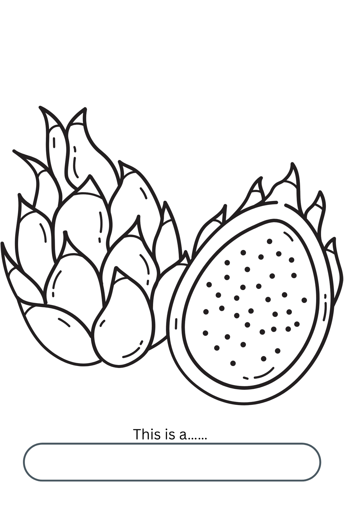 My First Coloring Book: Fruit