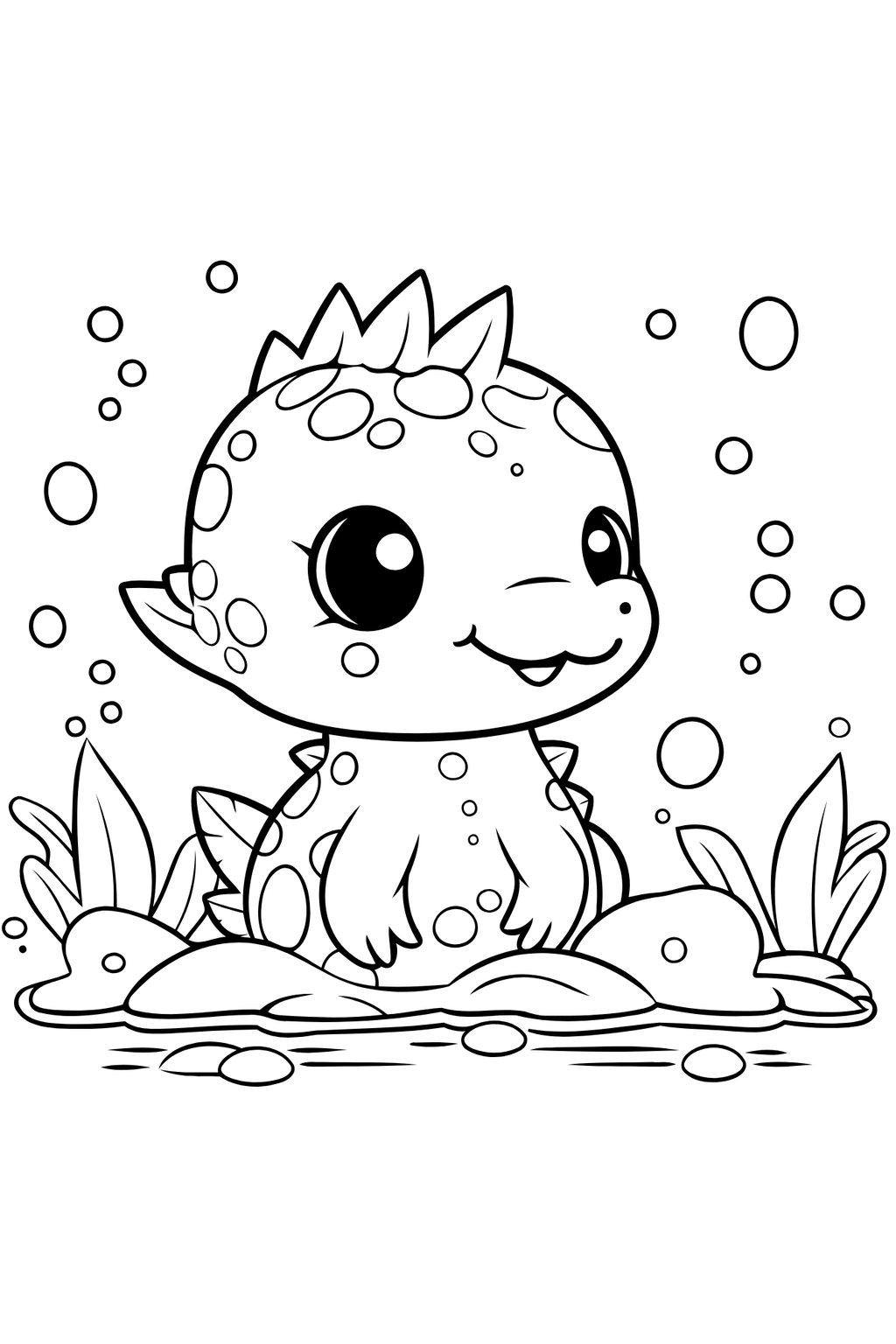 My First Coloring Book: Dinos