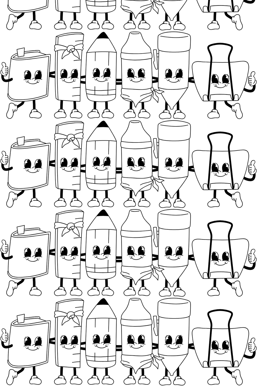 My First Coloring Book: School