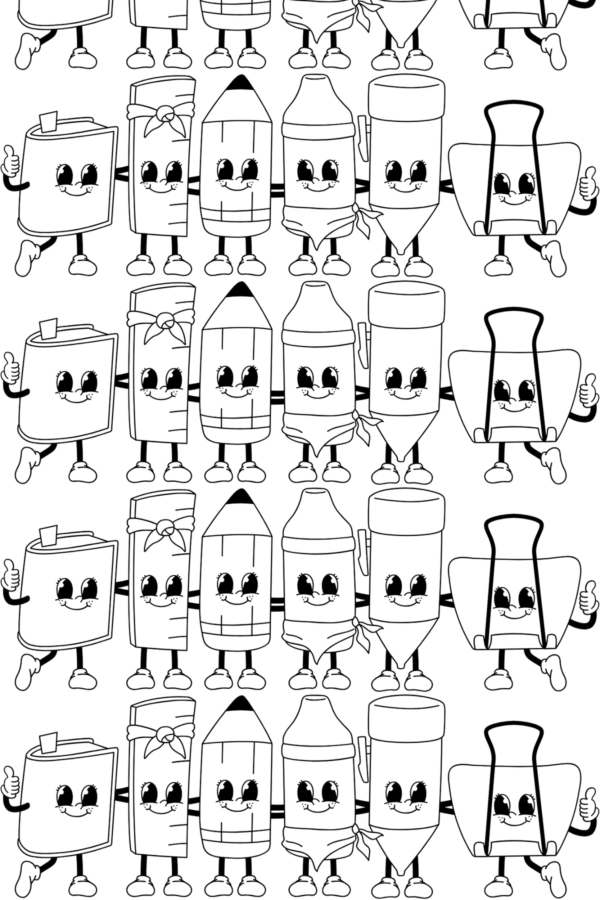My First Coloring Book: School