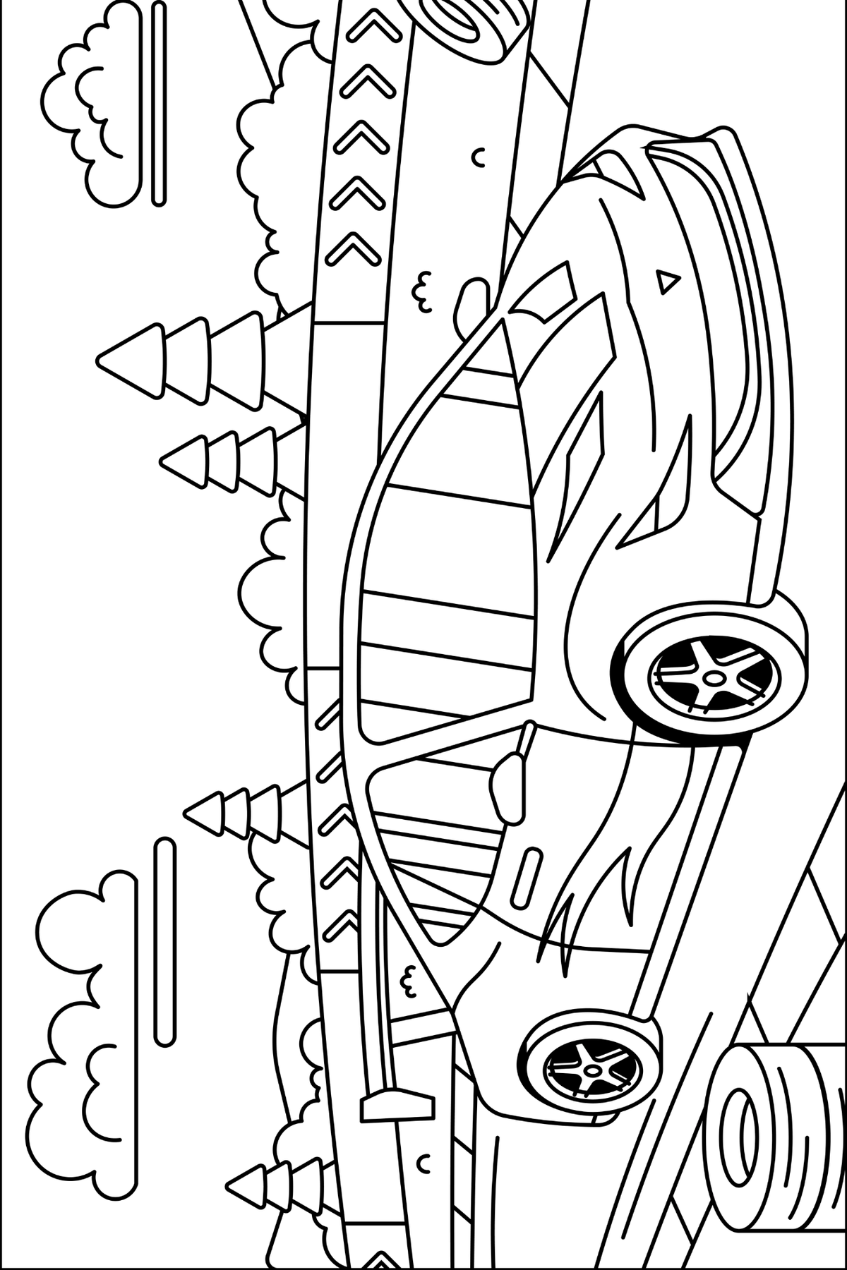 My First Coloring Book: Vehicle