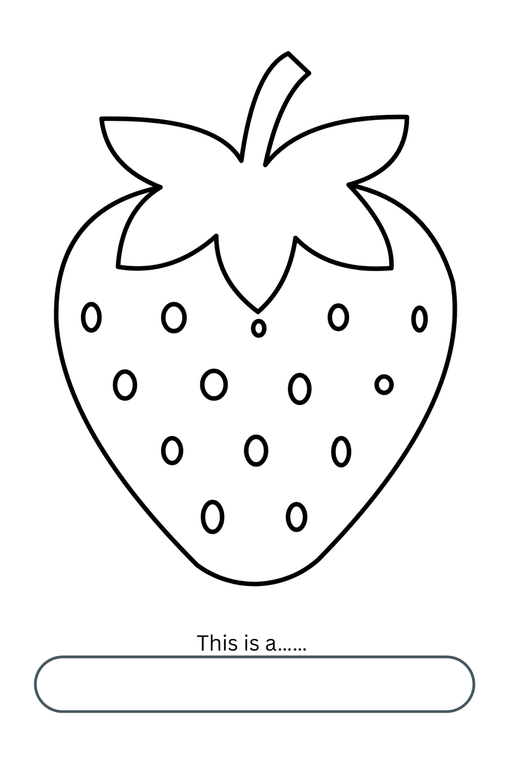 My First Coloring Book: Fruit