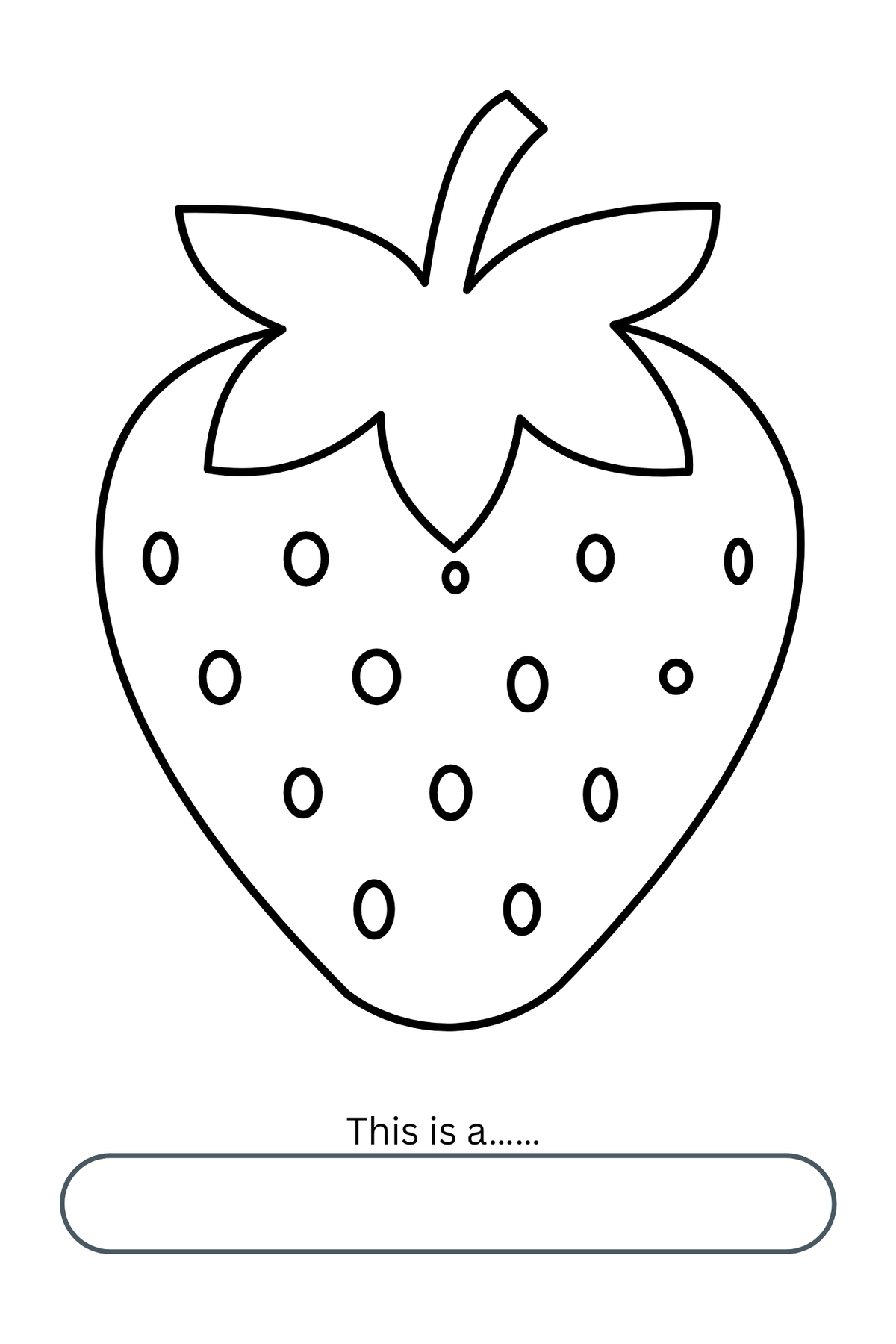 My First Coloring Book: Fruit