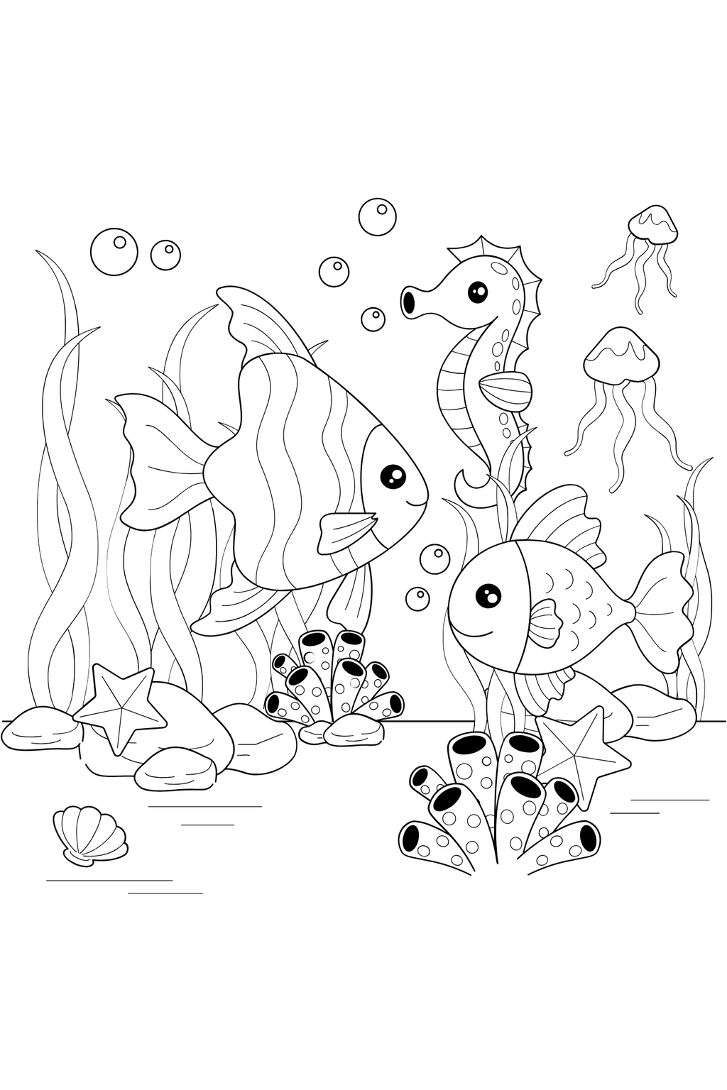 My First Coloring Book: Ocean