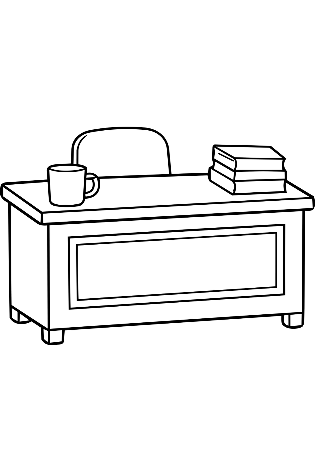 My First Coloring Book: School