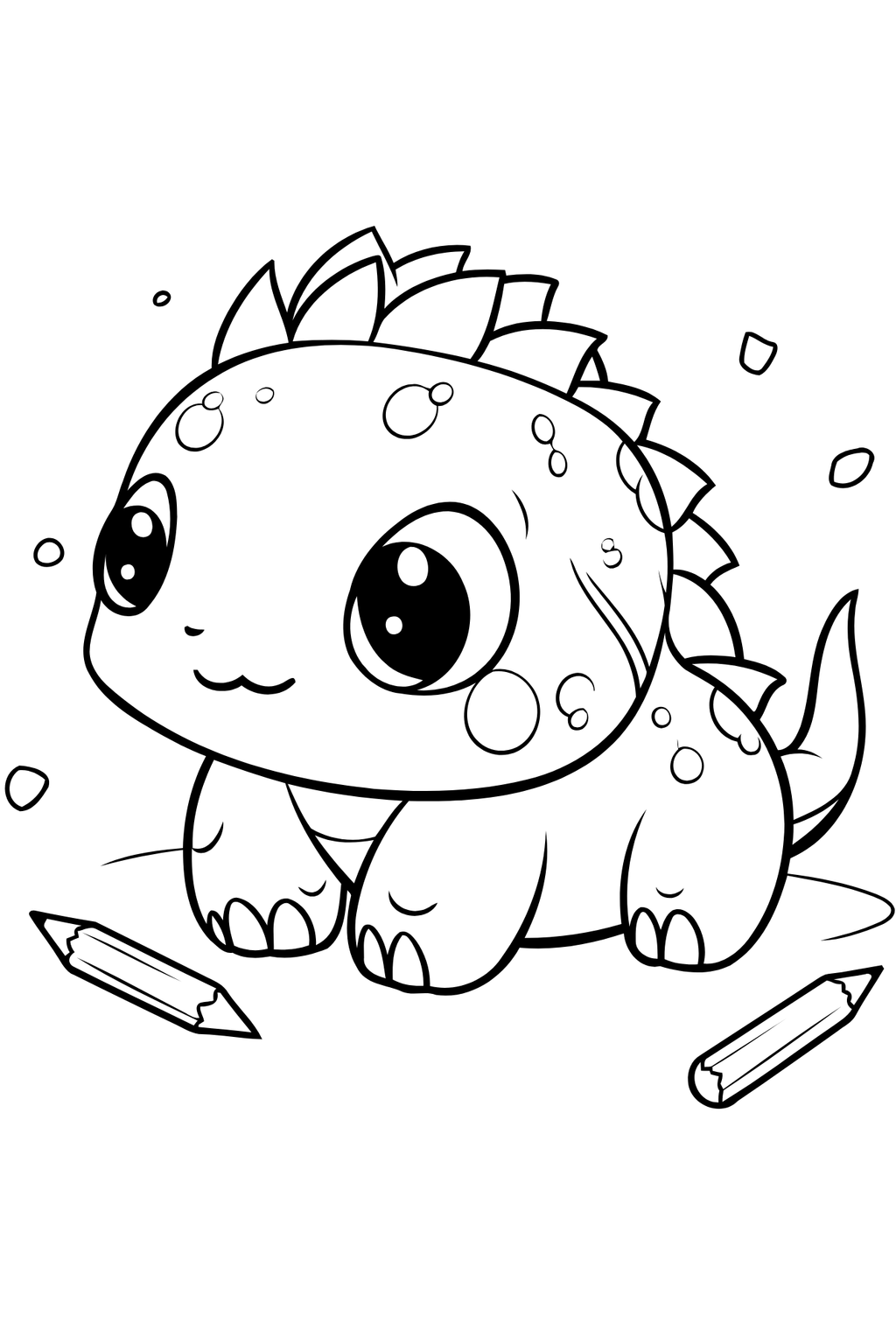 My First Coloring Book: Dinos