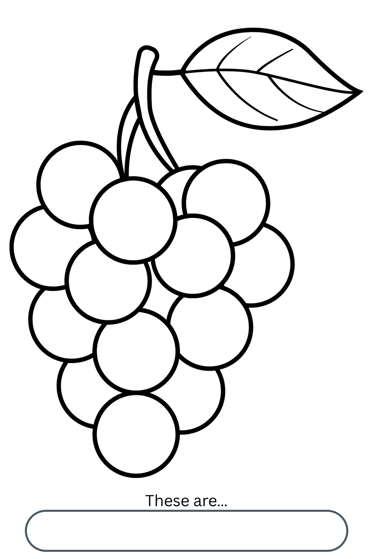 My First Coloring Book: Fruit