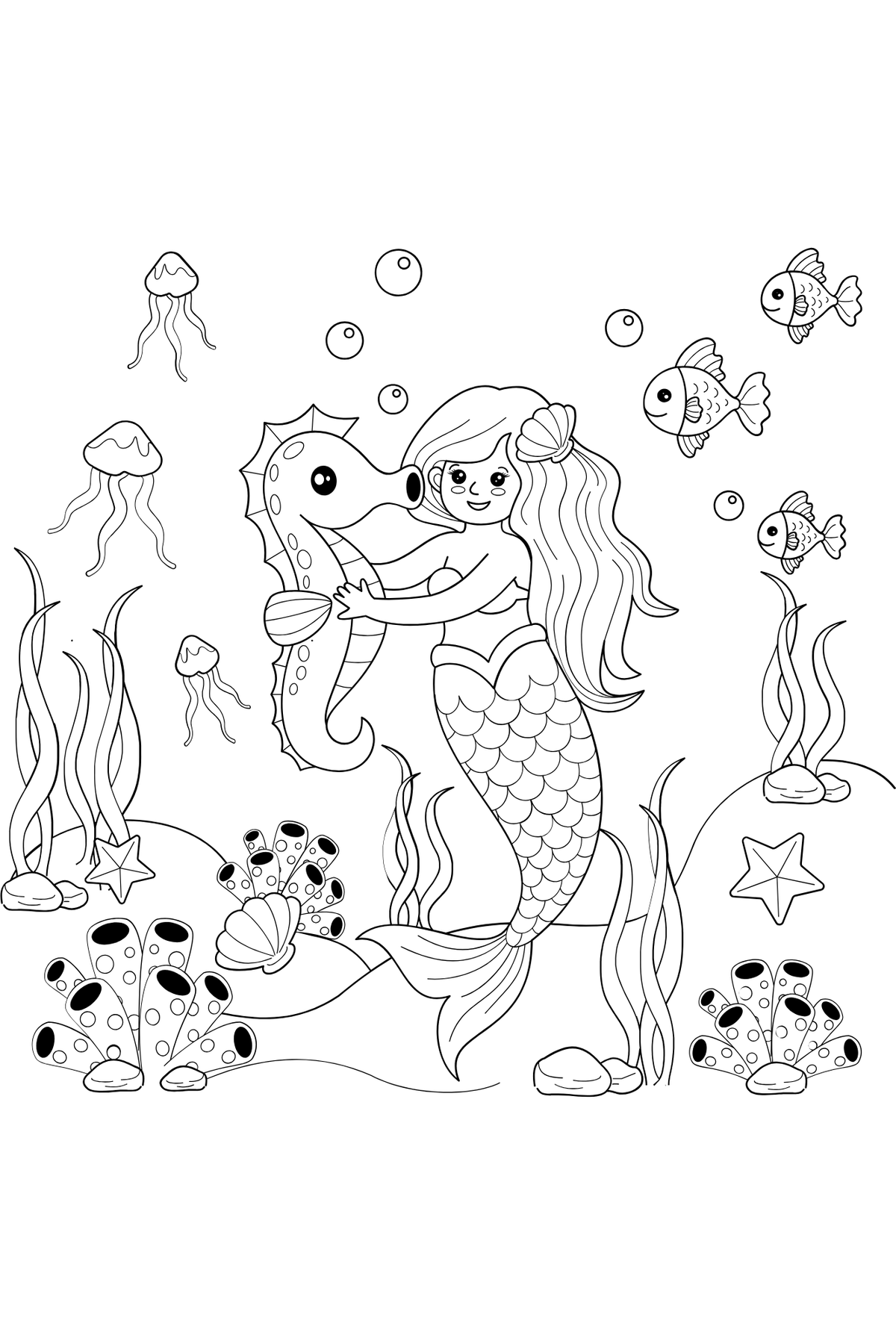 My First Coloring Book: Ocean