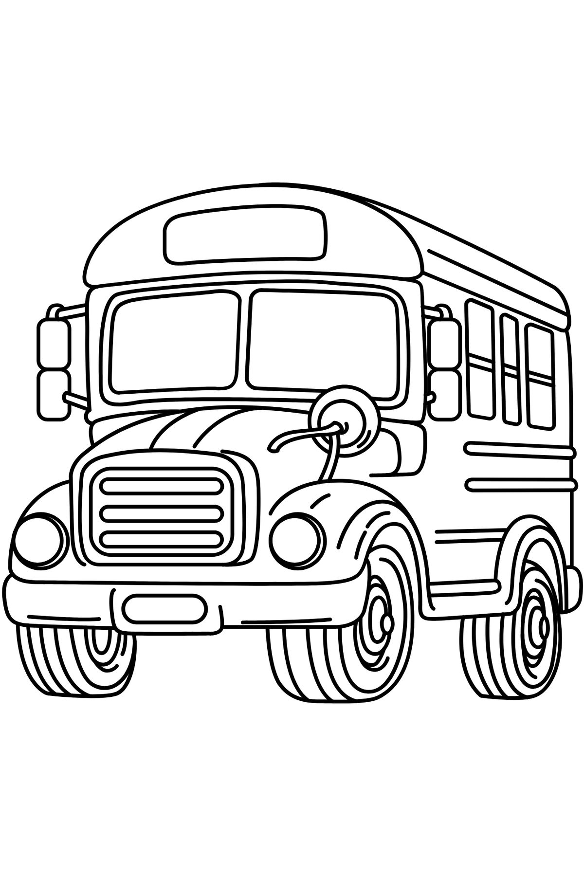 My First Coloring Book: School