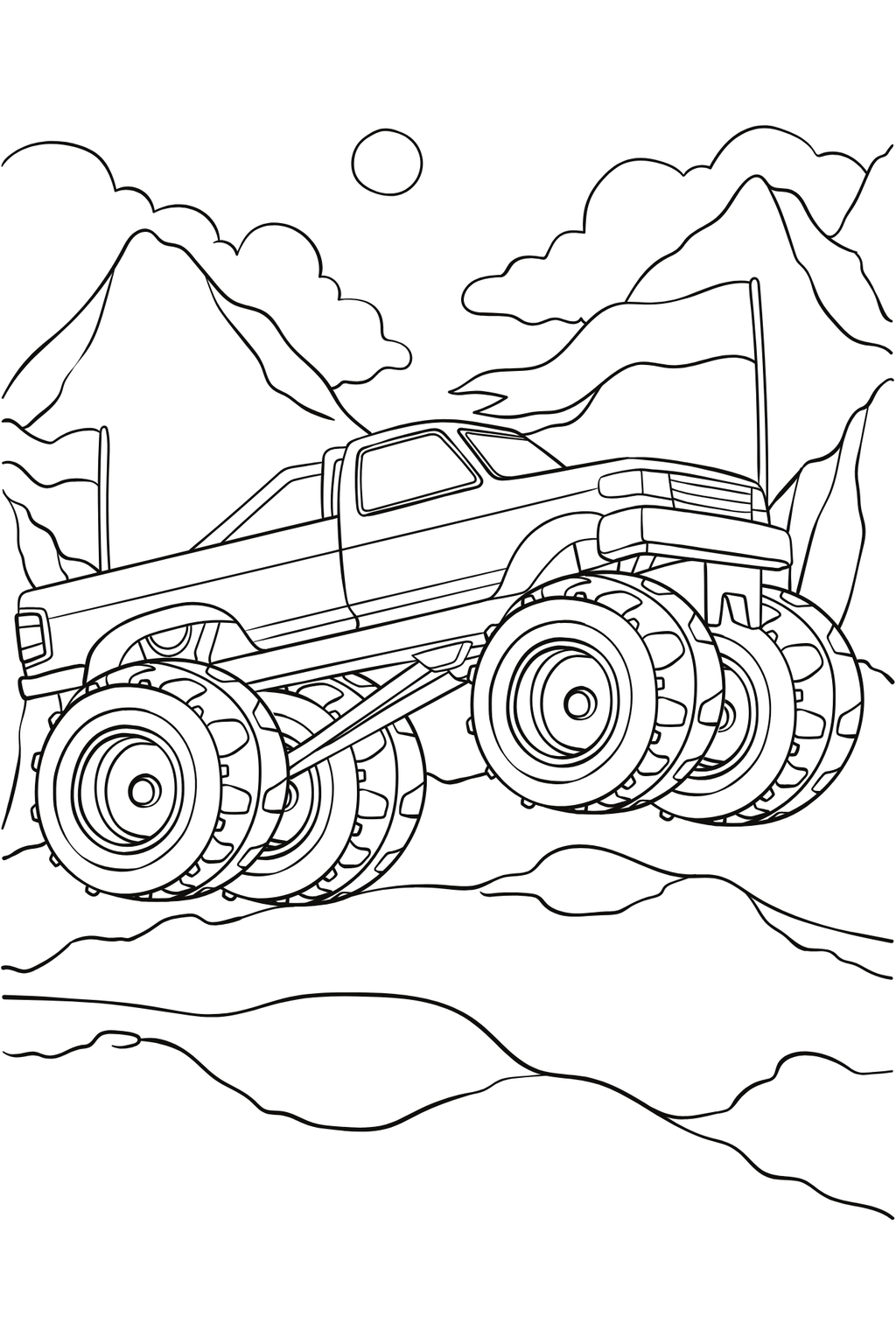 My First Coloring Book: Vehicle