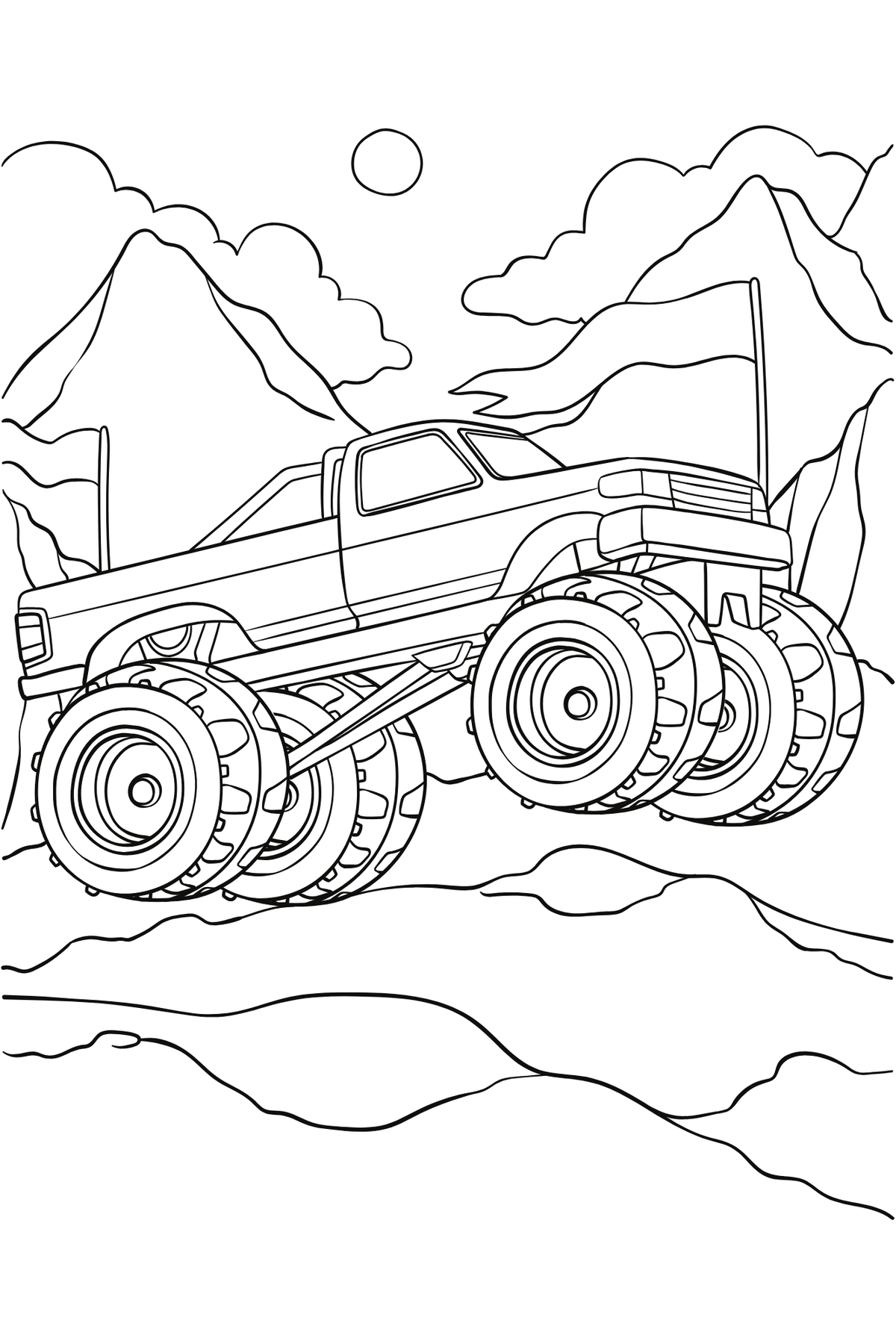 My First Coloring Book: Vehicle
