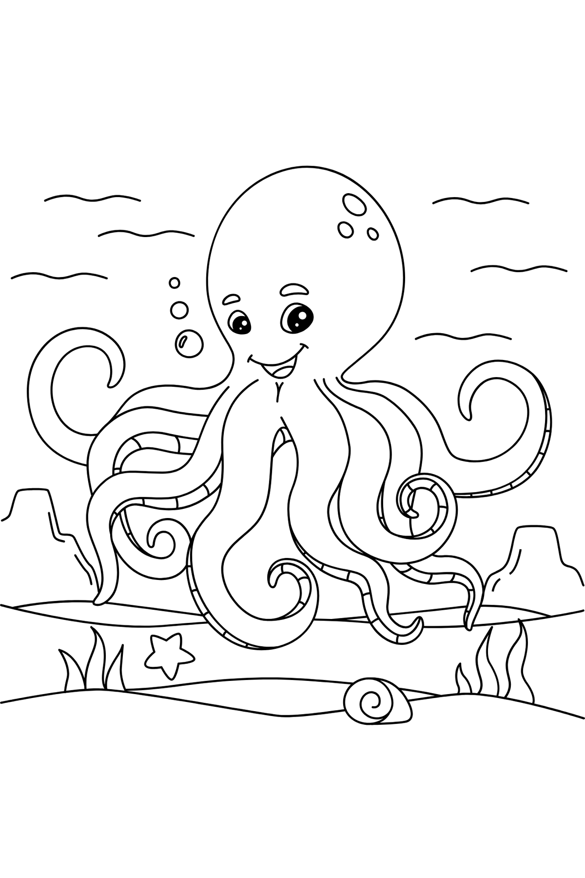 My First Coloring Book: Ocean