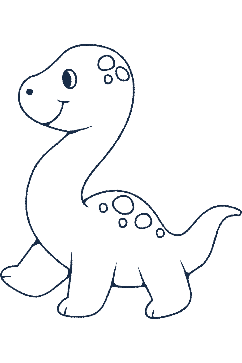 My First Coloring Book: Dinos