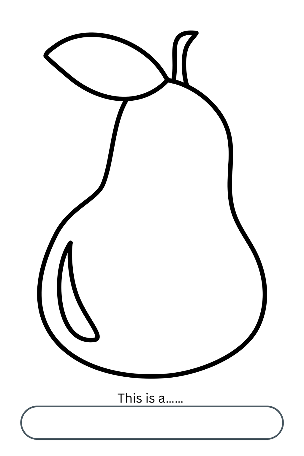 My First Coloring Book: Fruit