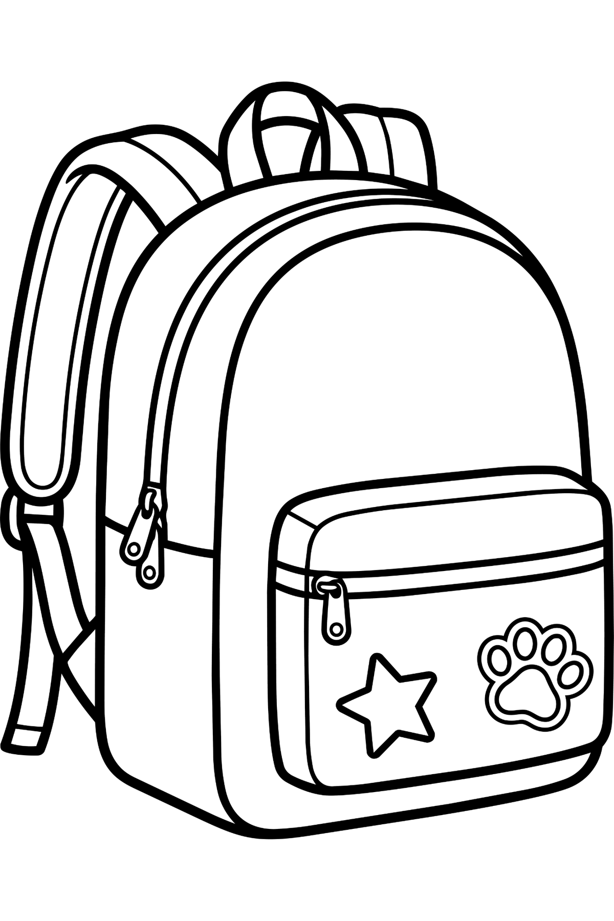 My First Coloring Book: School