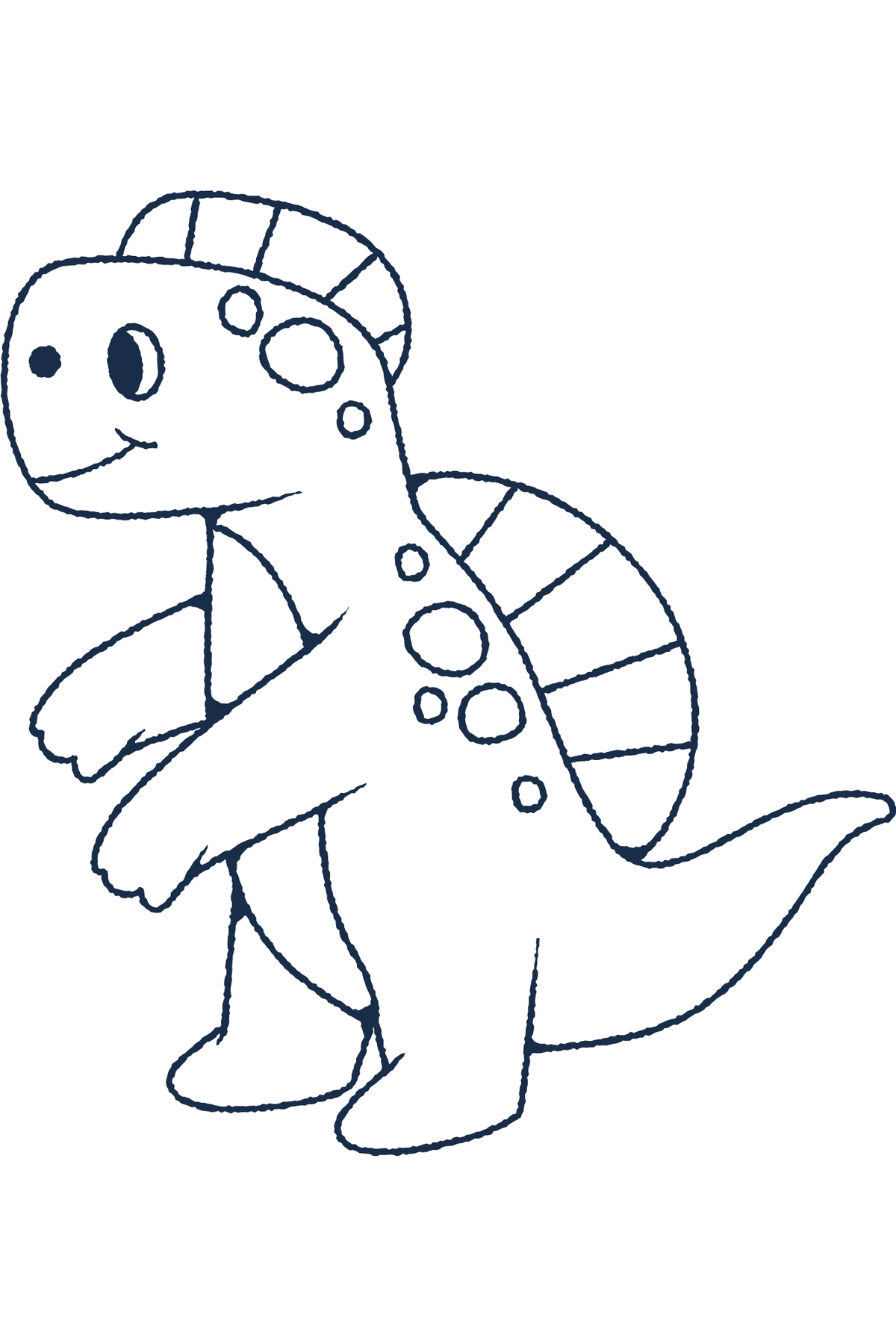 My First Coloring Book: Dinos