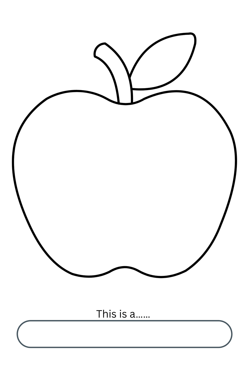 My First Coloring Book: Fruit