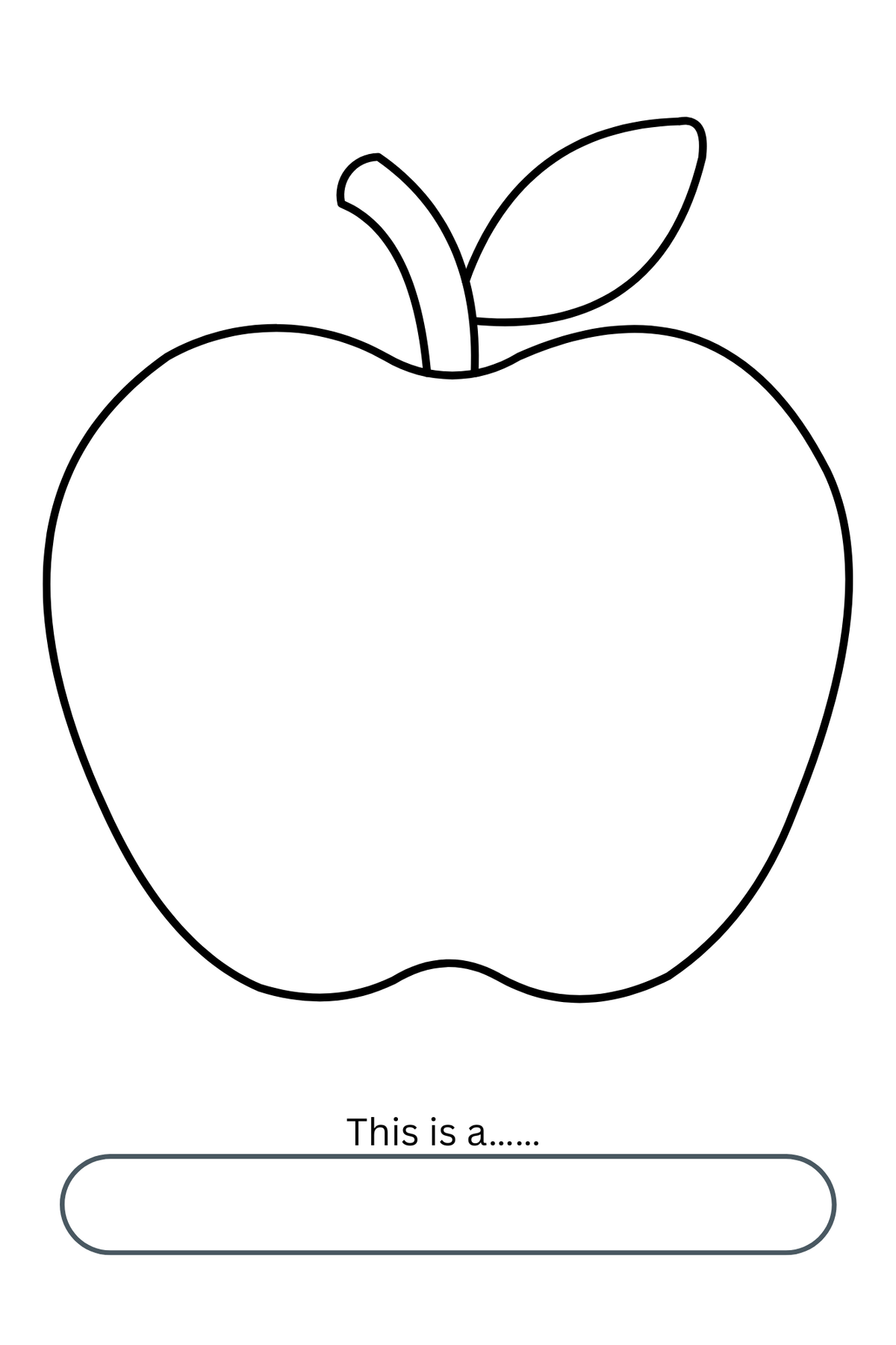 My First Coloring Book: Fruit