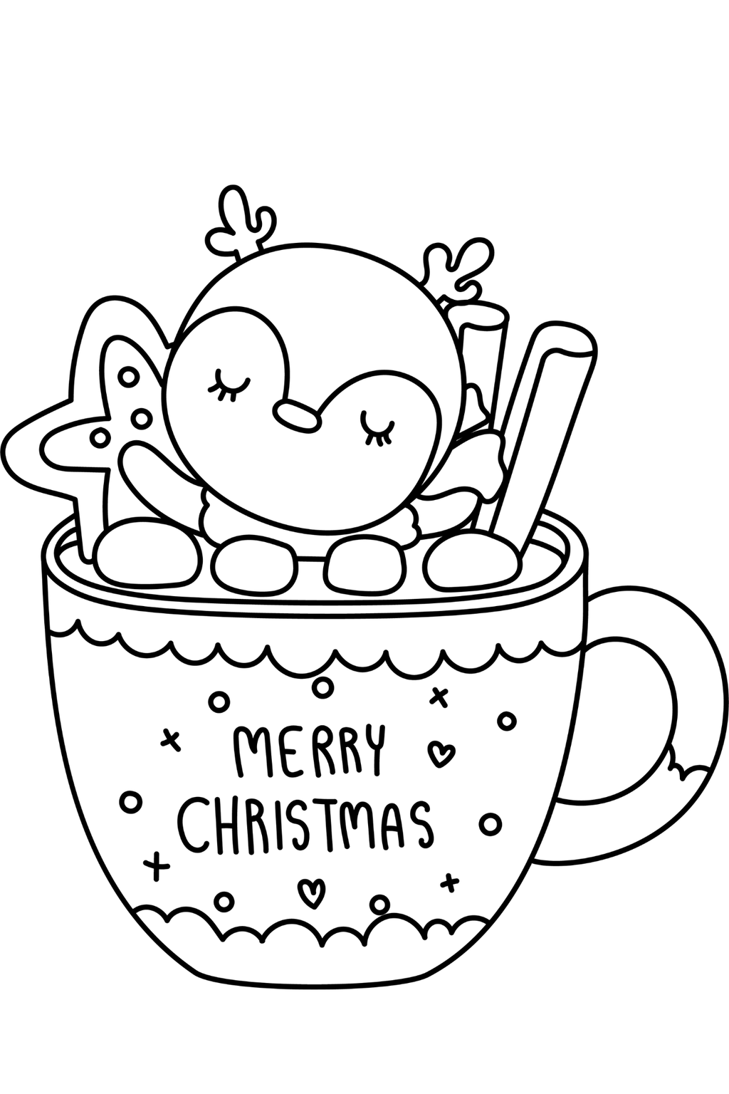 My First Coloring Book: Christmas