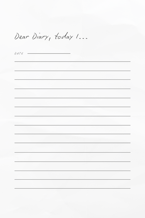"Dear Diary" Journal